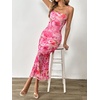 image:imageGORGLITTER Womens Floral Wedding Guest Bridal Shower Cocktail Midi DressLight Pink
