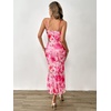 image:imageGORGLITTER Womens Floral Wedding Guest Bridal Shower Cocktail Midi DressLight Pink