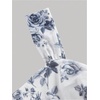 image:imageGORGLITTER Womens Floral Wedding Guest Bridal Shower Cocktail Midi DressesBlack and White