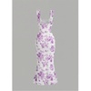 image:imageGORGLITTER Womens Floral Wedding Guest Bridal Shower Cocktail Midi DressesMauve Purple Floral