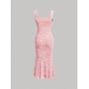 image:imageGORGLITTER Womens Floral Wedding Guest Bridal Shower Cocktail Midi DressesNew Pink