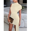 image:imageGORGLITTER Womens Going Out Dresses Asymmetrical Birthday Dinner DressApricot