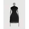image:imageGORGLITTER Womens Halter Strapless Club Y2K Cocktail Birthday Mini DressBlack
