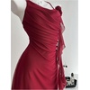 image:imageGORGLITTER Womens Halter Strapless Club Y2K Cocktail Birthday Mini DressBurgundy