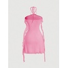image:imageGORGLITTER Womens Halter Strapless Club Y2K Cocktail Birthday Mini DressPink