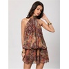 image:imageGORGLITTER Womens Leopard Print Mini Dress Animal Cheetah Backless DressesMulticolor