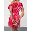 image:imageGORGLITTER Womens One Shoulder Wedding Guest Cocktail Mini DressesMulticolor