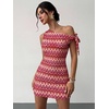image:imageGORGLITTER Womens One Shoulder Wedding Guest Cocktail Mini DressesPink