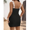 image:imageGORGLITTER Womens Plus Size Cocktail Birthday Ruched Going Out Mini DressBlack