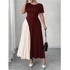 image:imageGORGLITTER Womens Plus Size Formal Dress Bow Cocktail Party Maxi DressesBurgundy