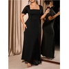 image:imageGORGLITTER Womens Plus Size Lace Birthday Cocktail Formal Prom Maxi DressBlack