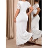 image:imageGORGLITTER Womens Plus Size Lace Birthday Cocktail Formal Prom Maxi DressWhite