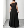 image:imageGORGLITTER Womens Plus Size One Shoulder Birthday Dress Cocktail OutfitsBlack