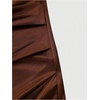 image:imageGORGLITTER Womens Satin Lace Mini Dresses Fall Wedding Guest Dress DressyBrown