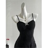 image:imageGORGLITTER Womens Y2k Lace Goth Mini Dress Mesh A Line Short DreesesBlack