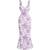 Mauve Purple Floral