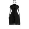 image:imageGORGLITTER Womens Halter Strapless Club Y2K Cocktail Birthday Mini DressBlack