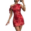 Floral Graphic Red