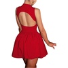 image:imageGORGLITTER Womens Open Back Bubble Dress Cut Out Mini Dresses Going OutRed