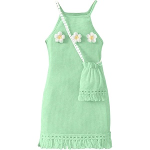 image:imageGORGLITTER Girls Summer Dress Cute Beach Crochet Hawaii Vacation OutfitsGreen