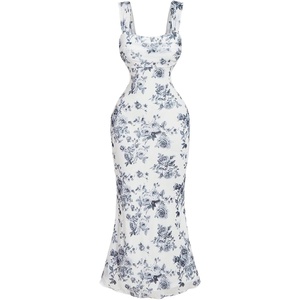 image:imageGORGLITTER Womens Floral Wedding Guest Bridal Shower Cocktail Midi DressesBlack and White
