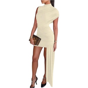 image:imageGORGLITTER Womens Going Out Dresses Asymmetrical Birthday Dinner DressApricot