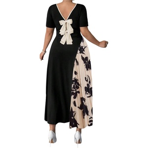 image:imageGORGLITTER Womens Plus Size Formal Dress Bow Cocktail Party Maxi DressesKhaki