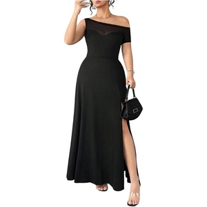 image:imageGORGLITTER Womens Plus Size One Shoulder Birthday Dress Cocktail OutfitsBlack