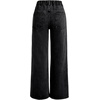 image:imageGORGLITTER Girls Baggy Jeans Wide Leg High Waisted Denim Pants ClothesBlack Grey B