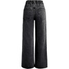 image:imageGORGLITTER Girls Baggy Jeans Wide Leg High Waisted Denim Pants ClothesDark Black C