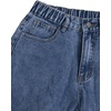 image:imageGORGLITTER Girls Baggy Jeans Wide Leg High Waisted Denim Pants ClothesDark Blue C