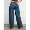 image:imageGORGLITTER Girls Baggy Jeans Wide Leg High Waisted Denim Pants ClothesDark Wash