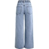 image:imageGORGLITTER Girls Baggy Jeans Wide Leg High Waisted Denim Pants ClothesLight Blue C