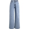 image:imageGORGLITTER Girls Baggy Jeans Wide Leg High Waisted Denim Pants ClothesLight Blue C