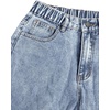 image:imageGORGLITTER Girls Baggy Jeans Wide Leg High Waisted Denim Pants ClothesLight Blue C