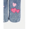image:imageGORGLITTER Girls Baggy Jeans Wide Leg Ripped Straight Cargo Joggers PantsBlue Print