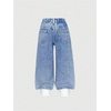 image:imageGORGLITTER Girls Baggy Jeans Wide Leg Ripped Straight Cargo Joggers PantsMedium Wash