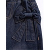 image:imageGORGLITTER Girls Bow Jeans Baggy Wide Leg High Waist Pants JoggersDark Wash
