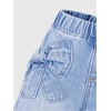image:imageGORGLITTER Girls Bow Jeans Baggy Wide Leg High Waist Pants JoggersLight Wash