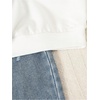 image:imageGORGLITTER Girls Bow Sweatshirt Oversized Cute Graphic Crewneck TopsWhite