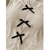 image:imageGORGLITTER Girls Crop Tank Tops Cute Leopard Print Bow Y2K Sleeveless Crew Neck Summer Casual Kids Tee Going Out TopsApricot