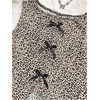 image:imageGORGLITTER Girls Crop Tank Tops Cute Leopard Print Bow Y2K Sleeveless Crew Neck Summer Casual Kids Tee Going Out TopsBrown and Black