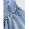 image:imageGORGLITTER Girls Denim Dress Cute Bow Halter Jean Birthday DressBlue