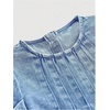 image:imageGORGLITTER Girls Denim Dress Summer Pleated A Line Cute Mini Tshirt DressMedium Wash