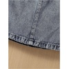 image:imageGORGLITTER Girls Denim Skirt Y2k High Waisted ALine Mini Jean SkirtsDark Wash