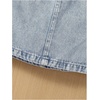 image:imageGORGLITTER Girls Denim Skirt Y2k High Waisted ALine Mini Jean SkirtsLight Wash