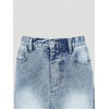 image:imageGORGLITTER Girls Denim Skirt Y2k High Waisted ALine Mini Jean SkirtsMedium Wash