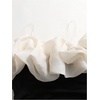 image:imageGORGLITTER Girls Dresses Cute Off The Shoulder Bubble Dress Ruched Sleeveless Party Birthday Mini DressesBlack and White