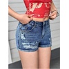 image:imageGORGLITTER Girls Jean Denim Shorts Ripped Cute Jorts Western OutfitsDark Wash