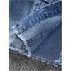 image:imageGORGLITTER Girls Jean Jacket Distressed Button Down Cropped Denim JacketMedium Wash